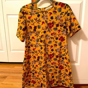 Glamorous yellow patterned shirt dress